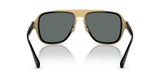 Bold Aviator with Gold Medusa Detailing