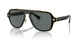 Bold Aviator with Gold Medusa Detailing