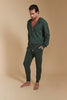 Zipper Lounge Hoodie - Bosco Green