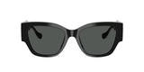 Medusa Bold Frame Sunglasses – Black and Gold