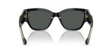 Medusa Bold Frame Sunglasses – Black and Gold