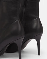 Scarlett Boots in Black with Gold Toe