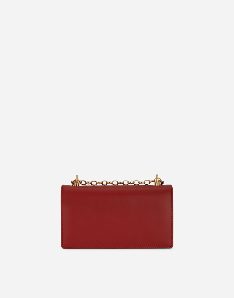 Red Calfskin Phone Bag