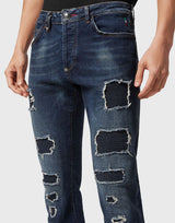 Deep Ocean Blue Denim Trousers