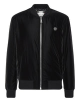 Black Nylon Bomber Jacket