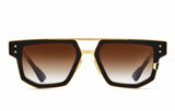Mach-Nine in Black Glass and Yellow Gold