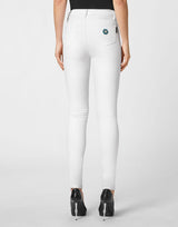 Denim Jeggings White