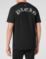Black T-Shirt with Rhinestones