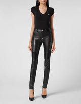 Black Leather Leggings
