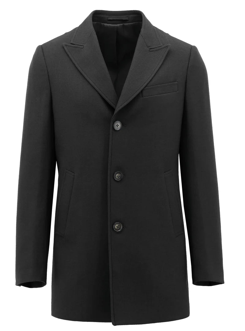 ssstein MAXI-LENGTH PEAKED LAPEL COAT M ssstein MAXI-LENGTH PEAKED