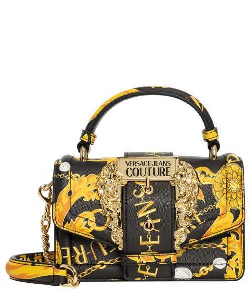 Versace black sales and gold bag