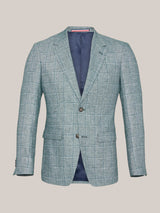 Allebasi Green Chequered Sports Jacket