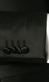 Black Dinner Suit with Sheen Shawl Lapel