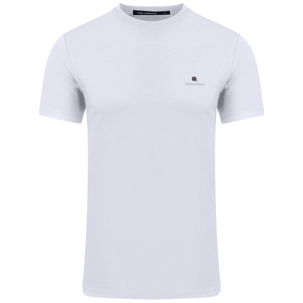 KL White Crewneck T-Shirt with Ikonik Logo