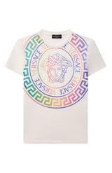 Multicolour Medusa T-Shirt in White