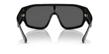 Midnight Emblem Shield Sunglasses