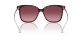 Medusa Square Sunglasses – Burgundy with Dark Violet Gradient Lenses