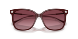 Medusa Square Sunglasses – Burgundy with Dark Violet Gradient Lenses