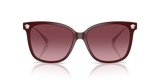 Medusa Square Sunglasses – Burgundy with Dark Violet Gradient Lenses