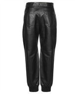 Black KL Leather Pants
