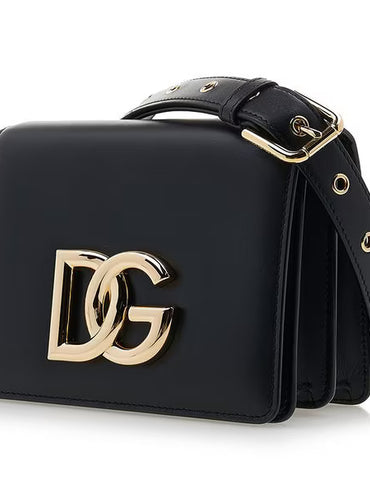 DG Small Black Crossbody Bag