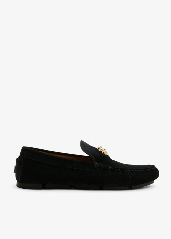 La Medusa Driver Shoes in Black