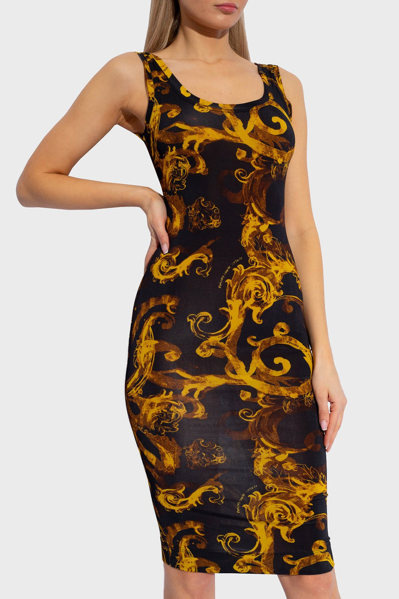 Baroque Muse Bodycon Dress