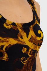 Baroque Muse Bodycon Dress