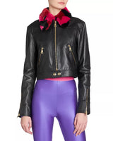 Black Couture Leather Jacket
