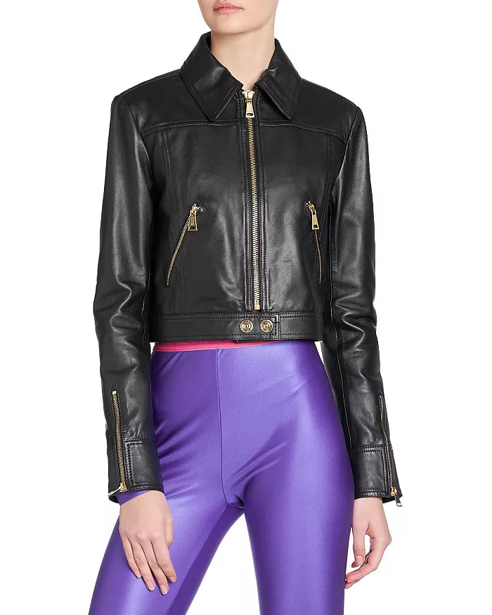 Black Couture Leather Jacket