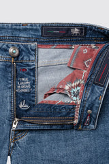 Michelangelo 5-Pocket Jean in Light Blue Yellowstone
