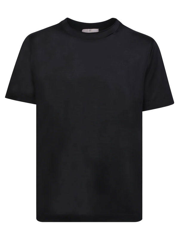 Black Cotton T-Shirt