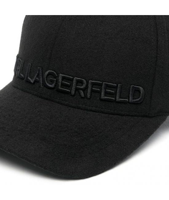 Black Polyester KL Cap