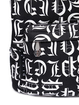 Gothic Print Plein Backpack