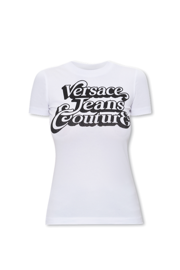 Couture White T-Shirt with Logo