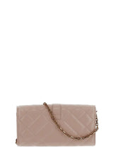 Pink Greca Goddess Leather Bag