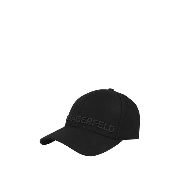 KL Cap with Embroidered Logo in Black