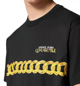 Chain Print Couture T-Shirt in Black