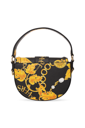 Black and Gold Chain Couture Shoulder Bag
