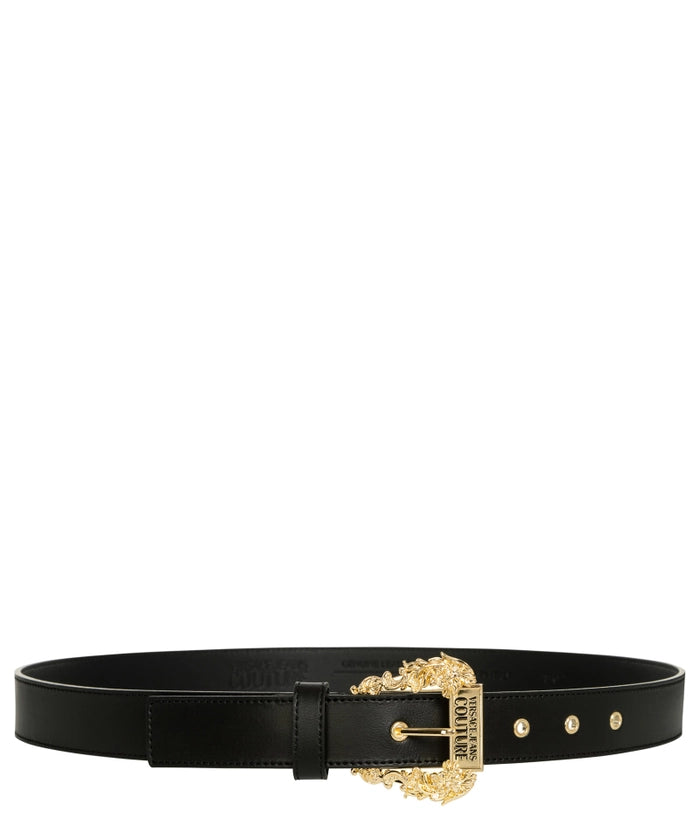 Couture Women's Belt with Small Gold Buckle