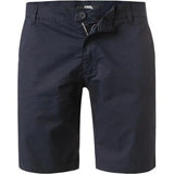 Cotton Shorts in Midnight Blue