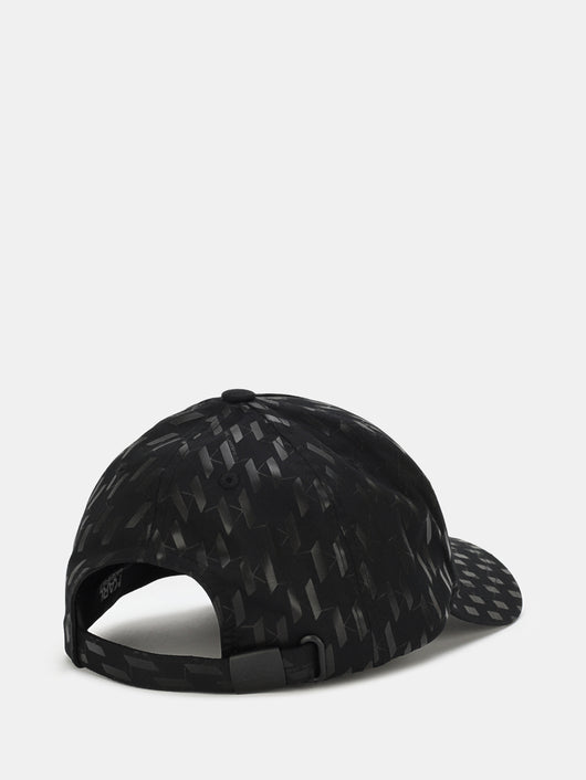 Black Basecap with All Over KL Print