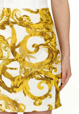 Baroque Bustier Mini Dress