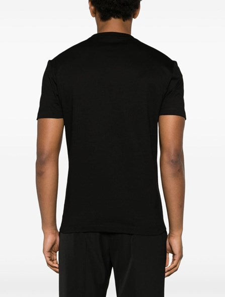 Medusa Print Logo T-Shirt in Black