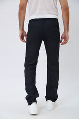 KL Linen Pants in Midnight Blue