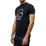 KL Black T-Shirt with White Emoji Logo