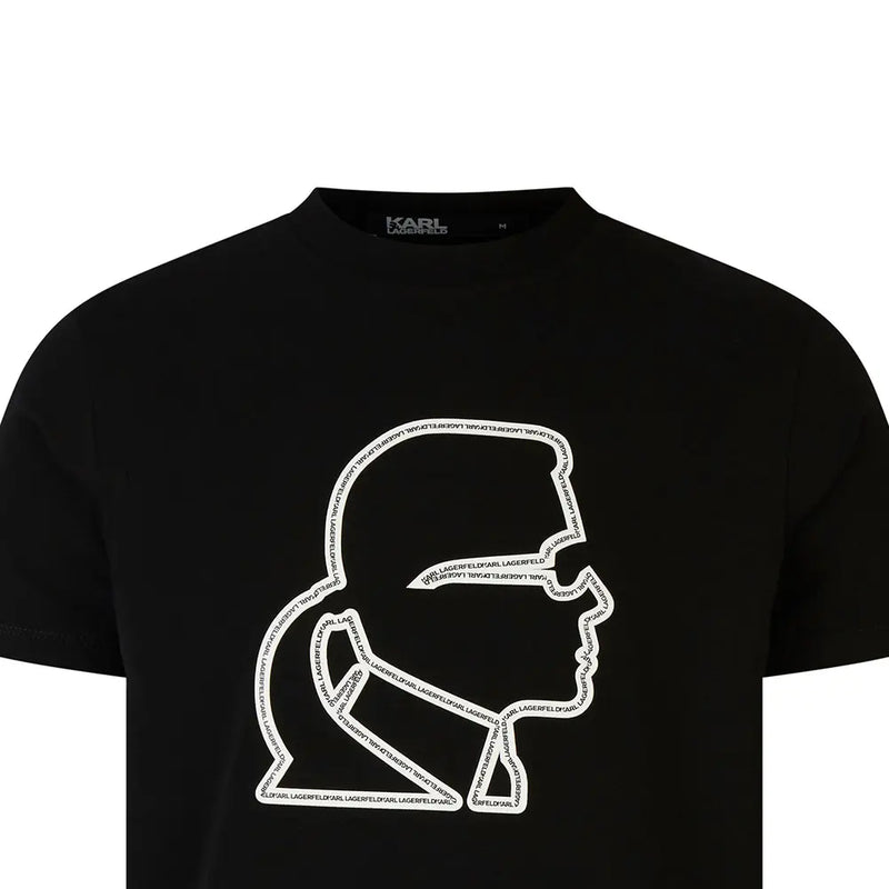 KL Black T-Shirt with White Emoji Logo