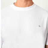 KL White Crewneck T-Shirt with Ikonik Logo