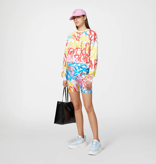 Multicoloured Graffiti Sweatshirt