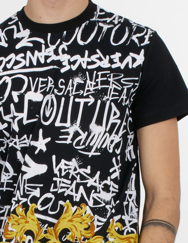 Grafitti Couture Logo T-Shirt in Black